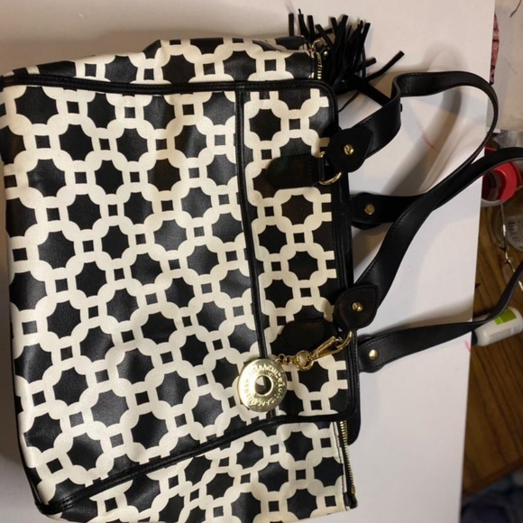 Black and white tote - Picture 2 of 7